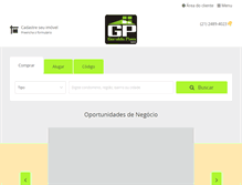 Tablet Screenshot of geraldopaesimoveis.com.br